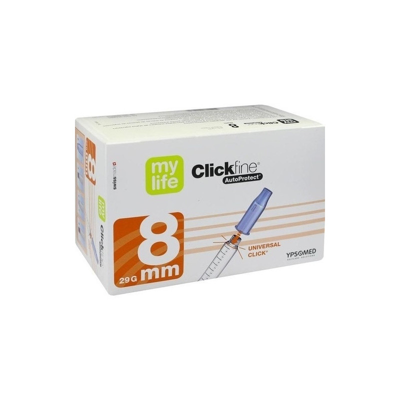 mylife Clickfine Autoprotect 8mm, 100 ST – PZN 6426562