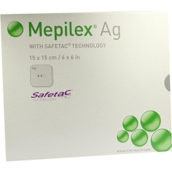 Mepilex Ag 15x15cm steril, 5 ST – PZN 2227274
