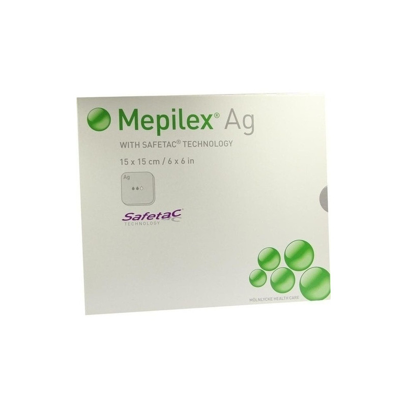 Mepilex Ag 15x15cm steril, 5 ST – PZN 2227274