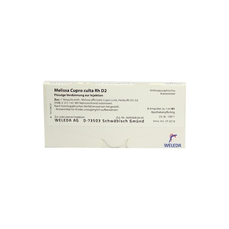 MELISSA CUPR CUL RH D 2, 8X1 ML – PZN 1621419