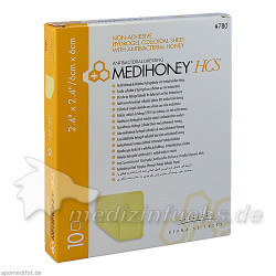 Medihoney HCS Hydrogelverband 6x6cm non-adhesiv, 10 ST – PZN 7241505