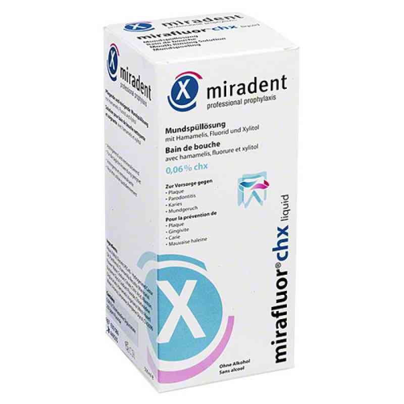 Miradent Mundspüllösung mirafluor chx 0,06% (500 ml)  – PZN 4446833