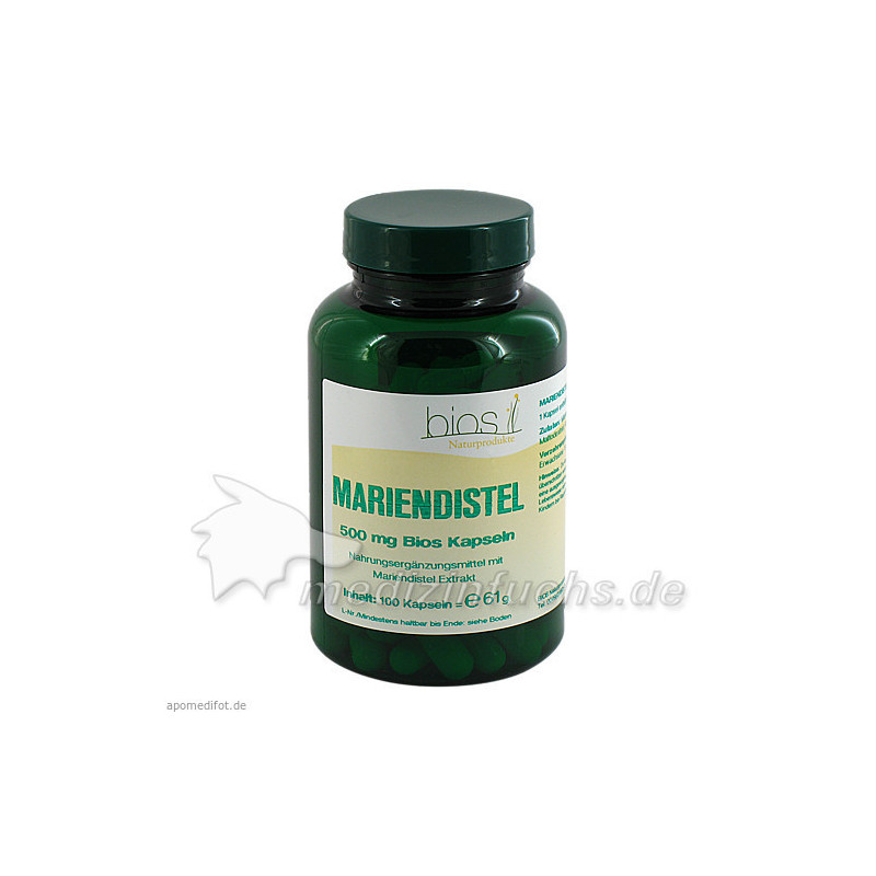 Mariendistel 500mg Bios Kaspeln, 100 ST – PZN 5897851