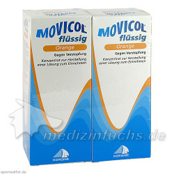 MOVICOL flüssig orange, 2X500 ML – PZN 9632084