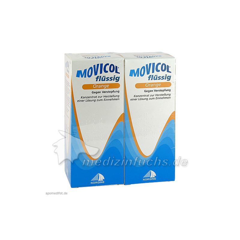 MOVICOL flüssig orange, 2X500 ML – PZN 9632084