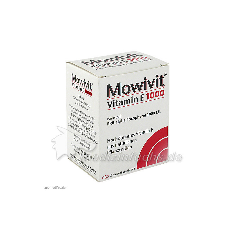 Mowivit Vitamin E 1000, 50 ST – PZN 836891