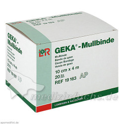 Mullbinde Geka 10cmx4m lose, 20 ST – PZN 1568530