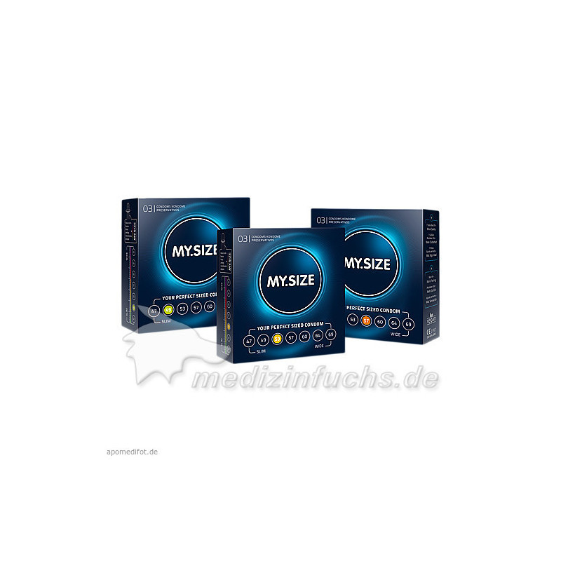 MYSIZE 49 53 57 TESTPACK, 3X3 ST – PZN 10117312