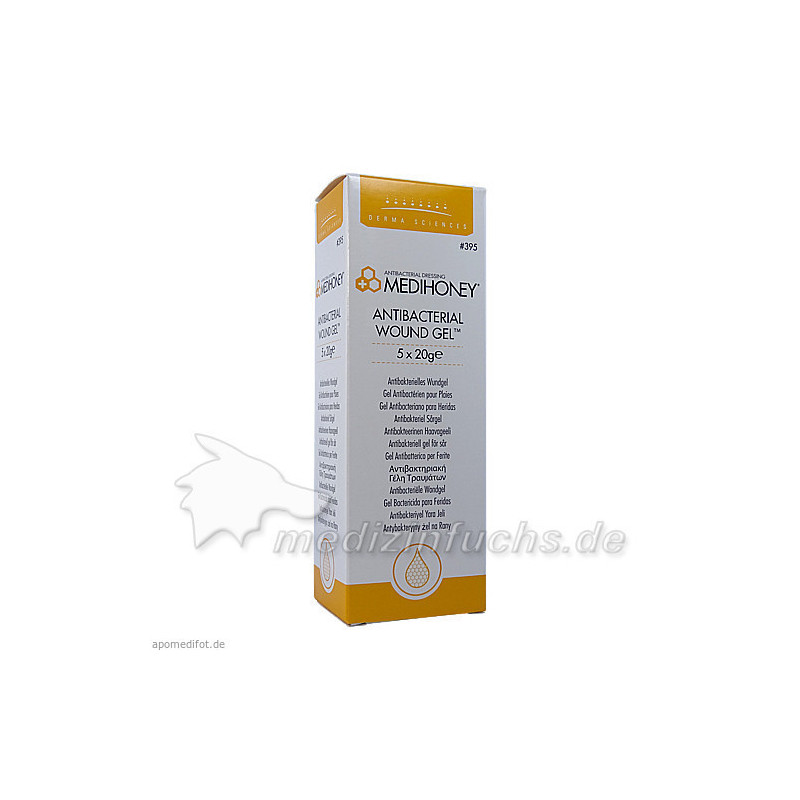 MEDIHONEY Antibakterielles Wundgel, 5X20 G  – PZN 4920252