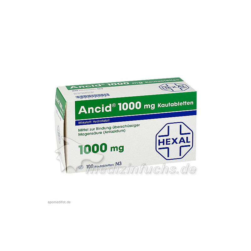 Ancid 1000mg, 100 ST – PZN 838298