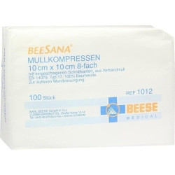 MULLKOMPR UNST 8F 10X10CM, 100 ST – PZN 4852728