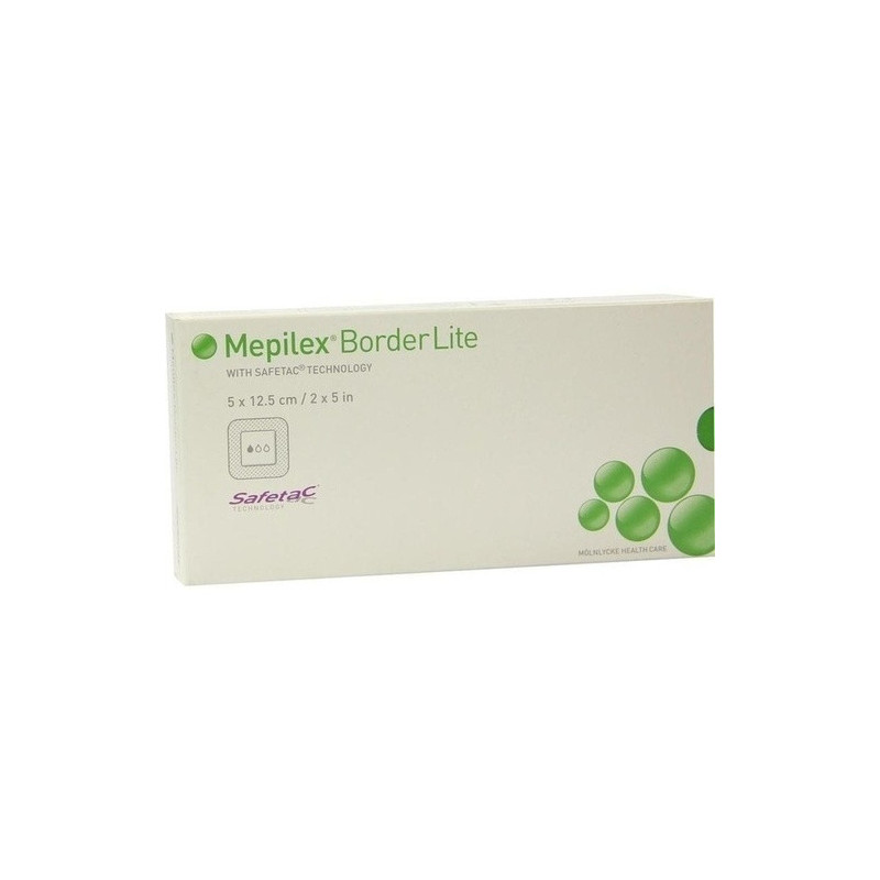 MEPILEX BORDER LITE 5x12.5cm STERIL, 5 ST – PZN 1018611