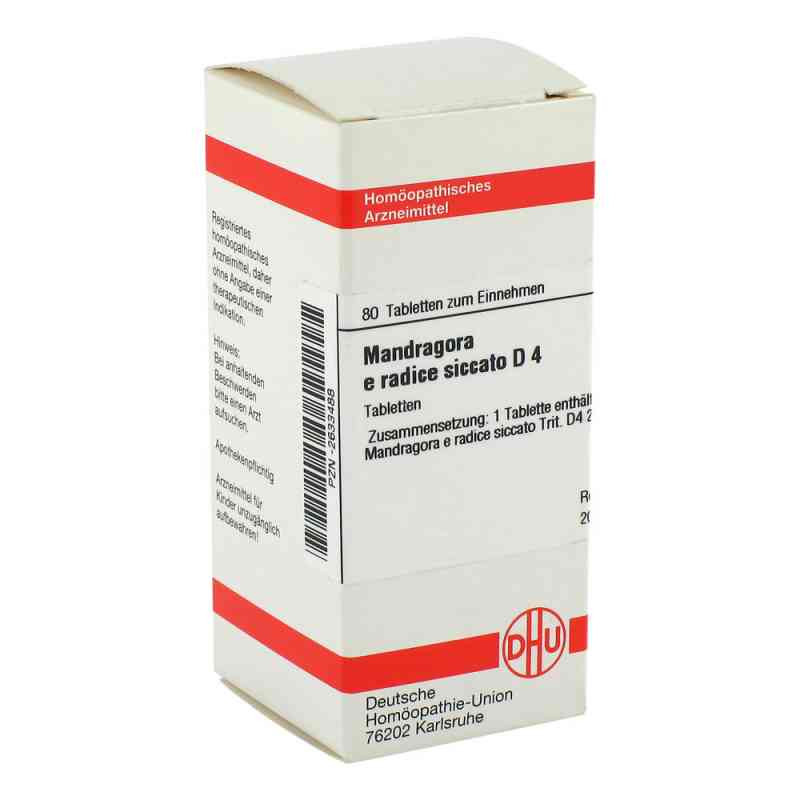 Mandragora E Radice Sic. D 4 Tabletten (80 stk) – PZN 2633488
