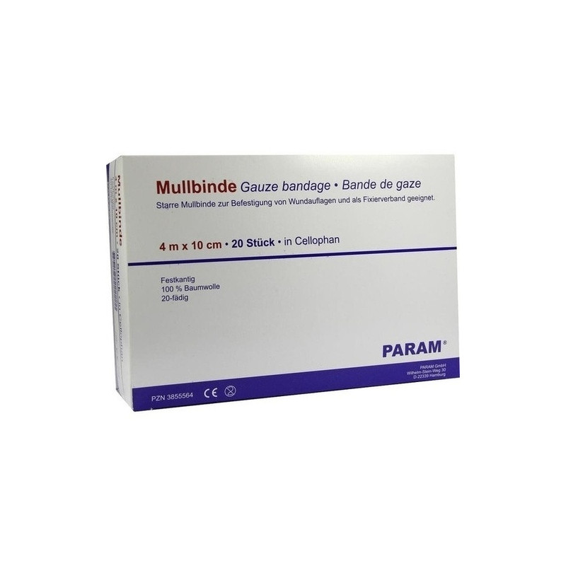 MULLBINDE 10CM M CEL, 20 ST – PZN 3855564