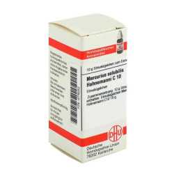 Mercurius Solub. C 10 Globuli Hahnemann  (10 g) – PZN 4776252