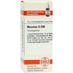 Moschus D 200 Globuli (10 g)  – PZN 546006