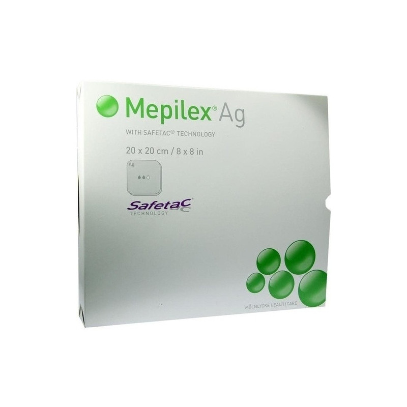 Mepilex Ag 20x20cm steril, 5 ST – PZN 2230968