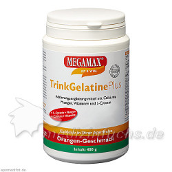 MEGAMAX TrinkGelatine, 400 G – PZN 8763252
