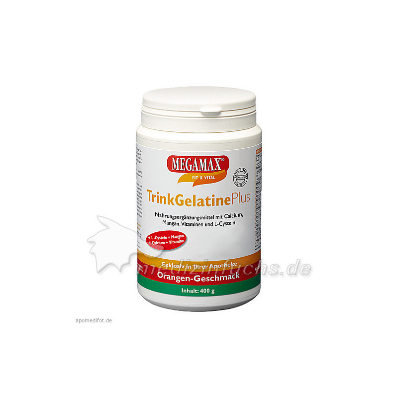 MEGAMAX TrinkGelatine, 400 G – PZN 8763252