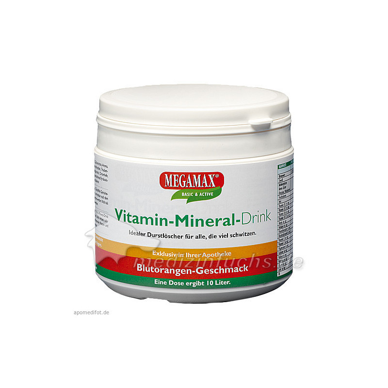MEGAMAX Vita-Min-Drink Ora, 350 G – PZN 8763312