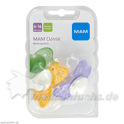 MAM Classic Silikon 6-16 Monate, 2 ST  – PZN 5463213