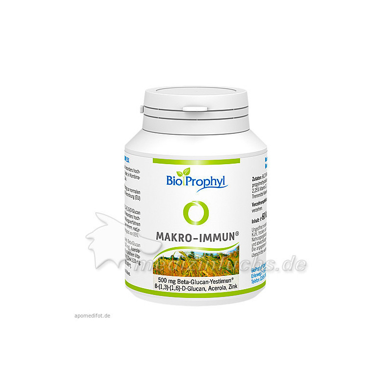 Makro-Immun Komplex - 500mg reines Beta-Glucan, 60 ST – PZN 10817653