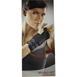 Manu-Hit L 07031 m schw Handgelenkbandage 18cm, 1 ST – PZN 1578043
