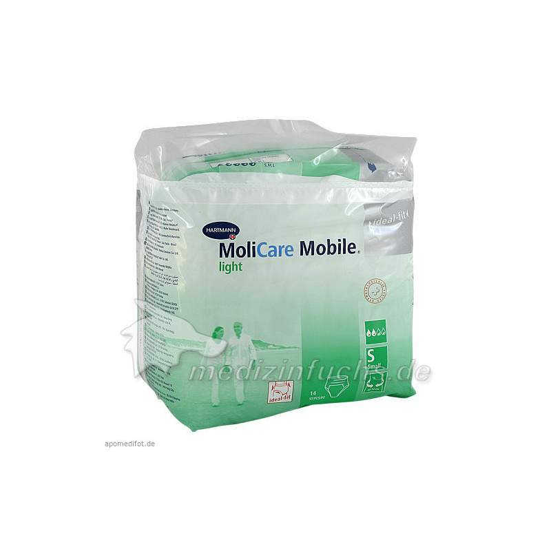 MoliCare Mobile Light Ink.Slip Gr.1 Small, 14 ST – PZN 648669