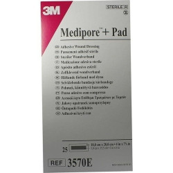 Medipore plus Pad steriler Wundverband 3570E, 25 ST – PZN 1681249