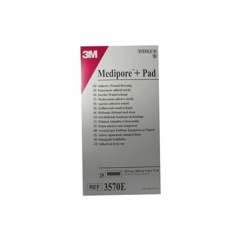 Medipore plus Pad steriler Wundverband 3570E, 25 ST – PZN 1681249