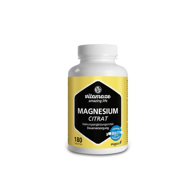 Magnesium Citrat 250mg Vitamaze, 180 ST – PZN 12580557