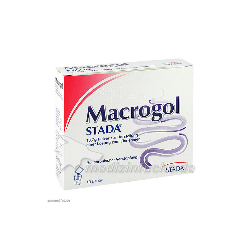 Macrogol STADA 13.7g Pul.z.Herst.e.Lsg.z.Einnehmen, 10 ST – PZN 9427906