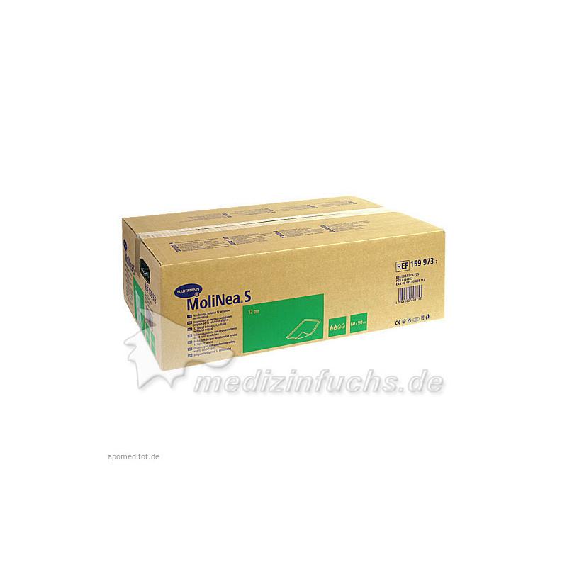 MoliNea S Krankenunterlagen 12L 60x90cm, 50 ST – PZN 366853
