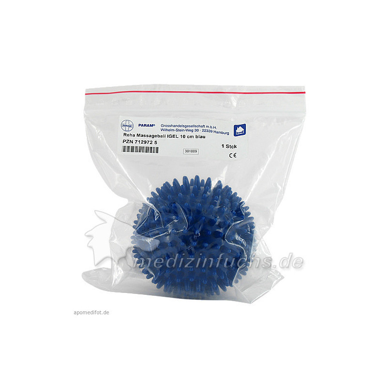 Massageball Igel blau 10cm, 1 ST – PZN 7129725