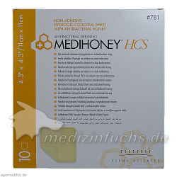 Medihoney HCS Hydrogelverband 11x11cm non-adhesiv, 10 ST – PZN 7241528