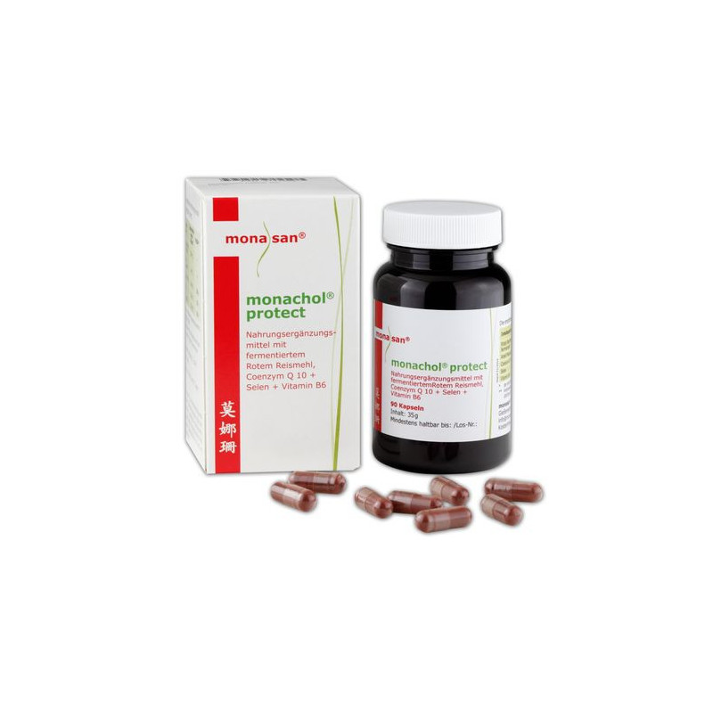 Monachol protect Rotes Reismehl + 30mg Coenzym Q10, 90 ST – PZN 4123283
