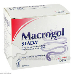 Macrogol STADA 13.7g Pul.z.Herst.e.Lsg.z.Einnehmen, 30 ST – PZN 9404236