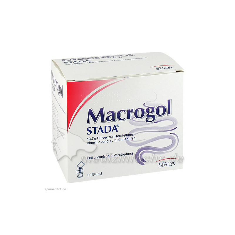 Macrogol STADA 13.7g Pul.z.Herst.e.Lsg.z.Einnehmen, 30 ST – PZN 9404236