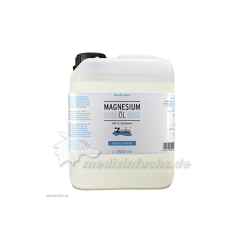 Magnesium-Öl 100% Zechstein, 2500 ML – PZN 13169999