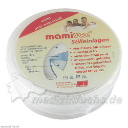 Mamivac Stilleinlagen Microfaser anti-mikrobiell, 6 ST – PZN 5902