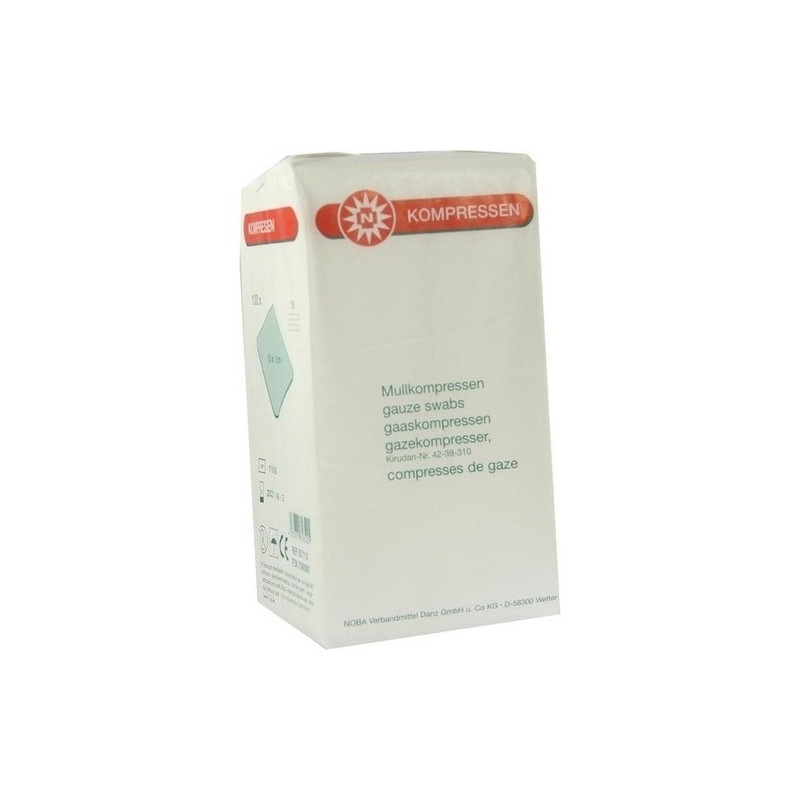MULLKOMPRESSE 10X10CM 16FACH, 100 ST – PZN 7099390