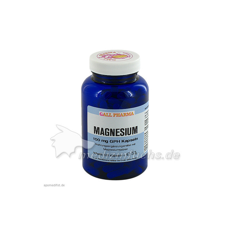 MAGNESIUM 100mg Kapseln, 120 ST – PZN 118115