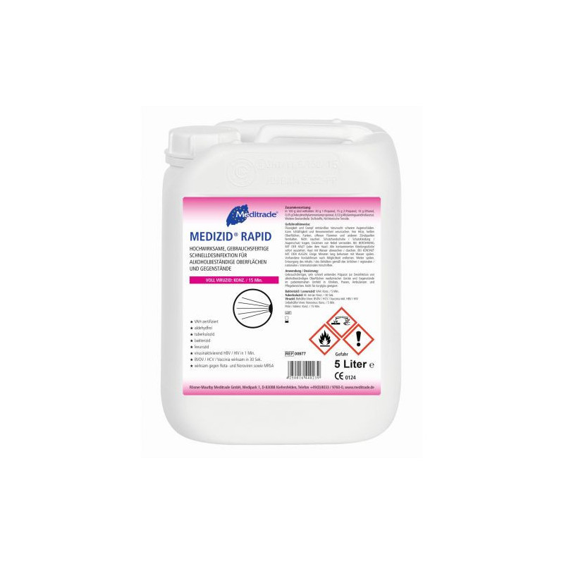 Medizid Rapid Flächendesinfektion, 5 L – PZN 11169647