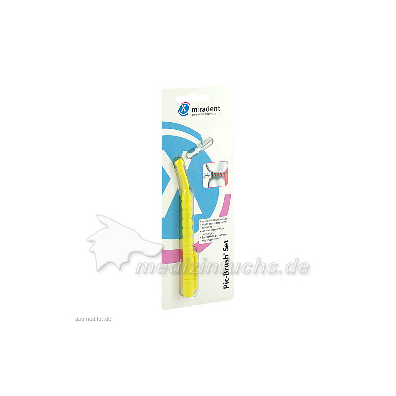 MIRADENT PICBRU SET GELB, 1 ST – PZN 4436941
