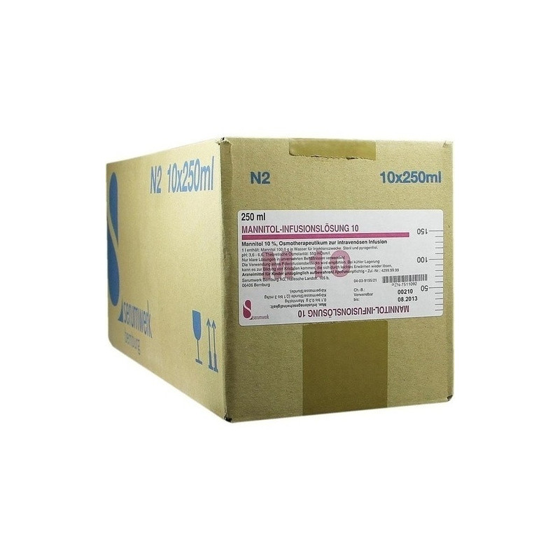 MANNITOL INFUSIONSLOE 10, 10X250 ML  – PZN 7511092