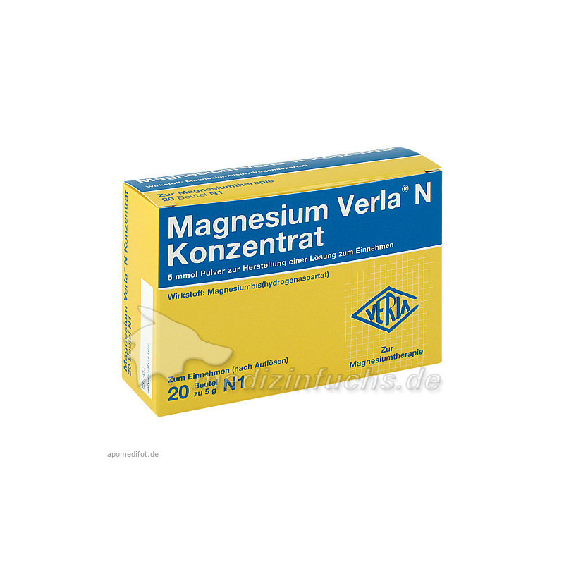 MAGNESIUM VERLA N KONZENTRAT, 20 ST – PZN 3395401