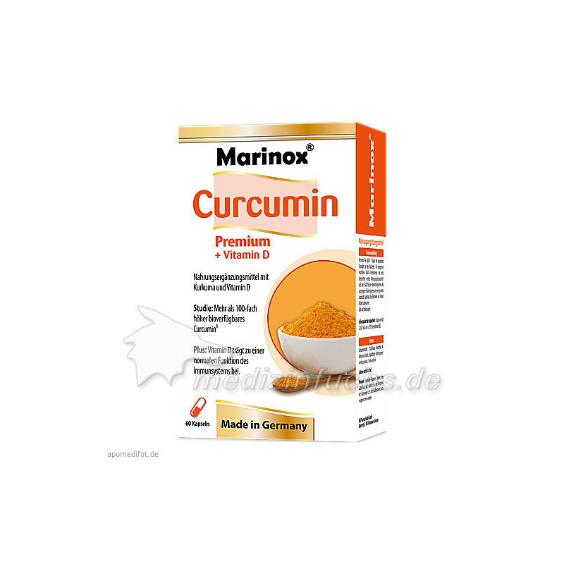 Marinox Curcumin Premium + Vitamin D, 60 ST – PZN 10275761