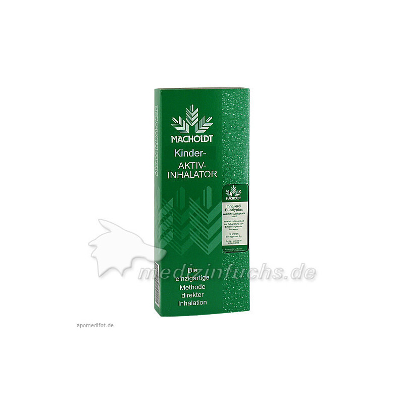 Macholdt Aktiv Kinder-Inhalator m.1xEukalyptusöl, 1 ST  – PZN 3357228