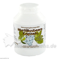 Myrtillusbeere Kapseln, 180 ST – PZN 5124362