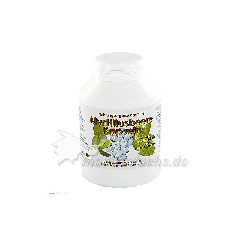 Myrtillusbeere Kapseln, 180 ST – PZN 5124362